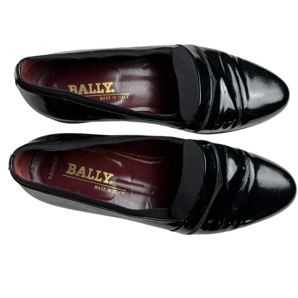 Bally Banner Shoes Black SZ8.5 M Mens Patent Leather Formal Tuxedo Dressy Preppy main image 5